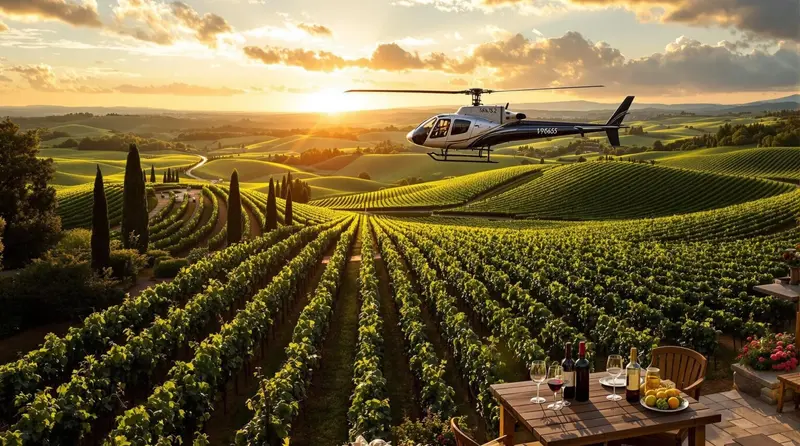 Helicopter Wine Tour